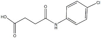 4-(4-chloroanilino)-4-oxobutanoic acid Structure