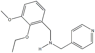 N-(2-ethoxy-3-methoxybenzyl)-N-(4-pyridinylmethyl)amine 구조식 이미지