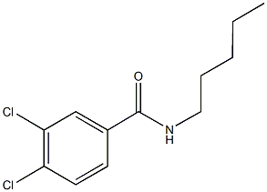 3,4-dichloro-N-pentylbenzamide 구조식 이미지