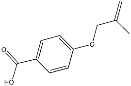 4-[(2-methyl-2-propenyl)oxy]benzoic acid Structure