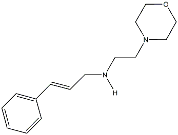 N-cinnamyl-N-[2-(4-morpholinyl)ethyl]amine Structure