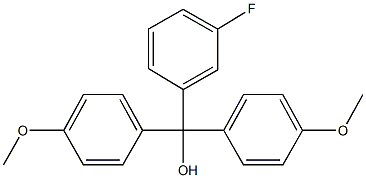 (3-fluorophenyl)[bis(4-methoxyphenyl)]methanol 구조식 이미지
