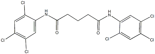 N~1~,N~5~-bis(2,4,5-trichlorophenyl)pentanediamide 구조식 이미지