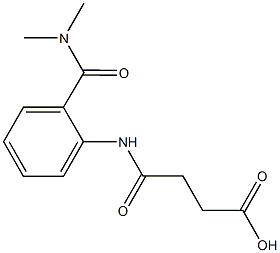 4-{2-[(dimethylamino)carbonyl]anilino}-4-oxobutanoic acid 구조식 이미지