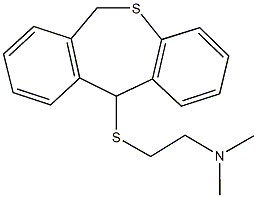 N-[2-(6,11-dihydrodibenzo[b,e]thiepin-11-ylsulfanyl)ethyl]-N,N-dimethylamine 구조식 이미지