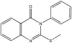 2-(methylsulfanyl)-3-phenyl-4(3H)-quinazolinone Structure