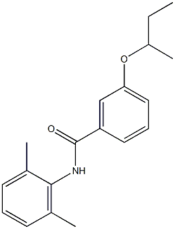 3-(sec-butoxy)-N-(2,6-dimethylphenyl)benzamide 구조식 이미지