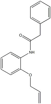 N-[2-(allyloxy)phenyl]-2-phenylacetamide Structure