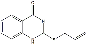 2-(allylsulfanyl)-4(3H)-quinazolinone Structure