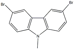 3,6-dibromo-9-methyl-9H-carbazole Structure