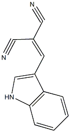 2-(1H-indol-3-ylmethylene)malononitrile Structure