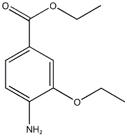 Ethyl 4-amino-3-ethoxybenzoate 구조식 이미지