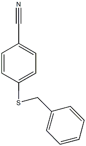 4-(benzylsulfanyl)benzonitrile 구조식 이미지