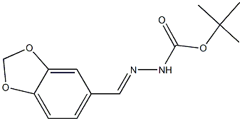 tert-butyl 2-(1,3-benzodioxol-5-ylmethylene)hydrazinecarboxylate Structure