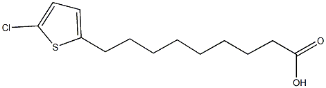 9-(5-chloro-2-thienyl)nonanoic acid Structure