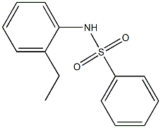 N-(2-ethylphenyl)benzenesulfonamide 구조식 이미지