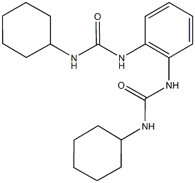 N-cyclohexyl-N'-(2-{[(cyclohexylamino)carbonyl]amino}phenyl)urea 구조식 이미지