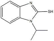 1-isopropyl-1H-benzimidazol-2-yl hydrosulfide 구조식 이미지