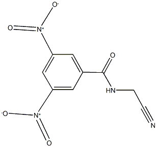 N-(cyanomethyl)-3,5-bisnitrobenzamide 구조식 이미지