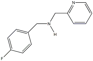 N-(4-fluorobenzyl)-N-(2-pyridinylmethyl)amine Structure