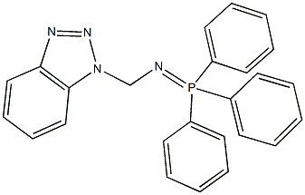 N-(1H-1,2,3-benzotriazol-1-ylmethyl)triphenylphosphine imide Structure