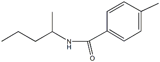 4-methyl-N-(1-methylbutyl)benzamide 구조식 이미지