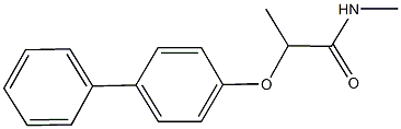 2-([1,1'-biphenyl]-4-yloxy)-N-methylpropanamide Structure