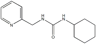 N-cyclohexyl-N'-(2-pyridinylmethyl)urea Structure