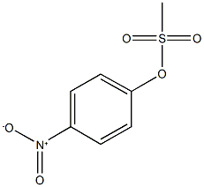 4-nitrophenyl methanesulfonate 구조식 이미지