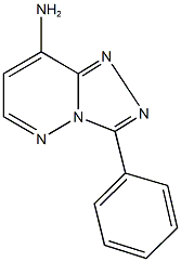 3-phenyl[1,2,4]triazolo[4,3-b]pyridazin-8-amine 구조식 이미지