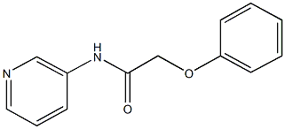 2-phenoxy-N-(3-pyridinyl)acetamide 구조식 이미지