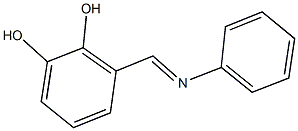 3-[(phenylimino)methyl]-1,2-benzenediol 구조식 이미지