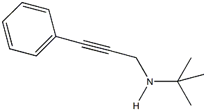 N-(tert-butyl)-N-(3-phenyl-2-propynyl)amine Structure