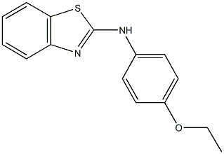 N-(1,3-benzothiazol-2-yl)-N-(4-ethoxyphenyl)amine 구조식 이미지