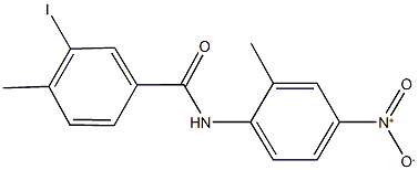 N-{4-nitro-2-methylphenyl}-3-iodo-4-methylbenzamide 구조식 이미지