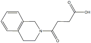 4-(3,4-dihydro-2(1H)-isoquinolinyl)-4-oxobutanoic acid 구조식 이미지