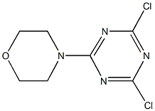 2,4-dichloro-6-(4-morpholinyl)-1,3,5-triazine 구조식 이미지