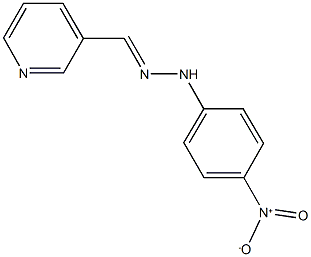 nicotinaldehyde {4-nitrophenyl}hydrazone Structure