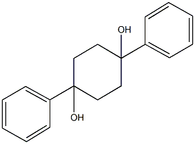 1,4-diphenyl-1,4-cyclohexanediol Structure