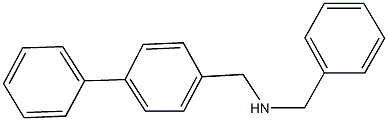 N-benzyl-N-([1,1'-biphenyl]-4-ylmethyl)amine 구조식 이미지