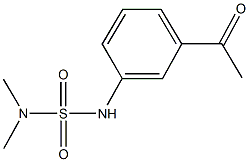 N'-(3-acetylphenyl)-N,N-dimethylsulfamide Structure