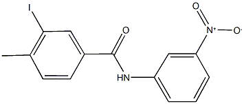 N-{3-nitrophenyl}-3-iodo-4-methylbenzamide Structure