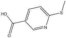 6-(methylsulfanyl)nicotinic acid Structure