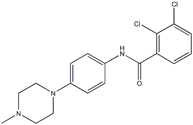 2,3-dichloro-N-[4-(4-methyl-1-piperazinyl)phenyl]benzamide Structure