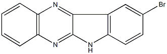 9-bromo-6H-indolo[2,3-b]quinoxaline 구조식 이미지