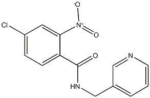 4-chloro-2-nitro-N-(3-pyridinylmethyl)benzamide 구조식 이미지