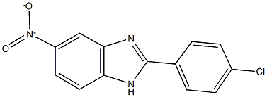 2-(4-chlorophenyl)-5-nitro-1H-benzimidazole Structure