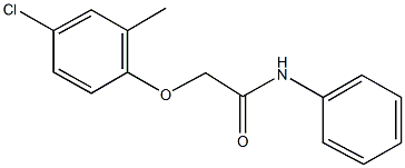 2-(4-chloro-2-methylphenoxy)-N-phenylacetamide 구조식 이미지