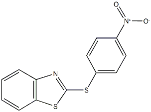 2-({4-nitrophenyl}sulfanyl)-1,3-benzothiazole 구조식 이미지