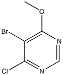 5-bromo-6-chloropyrimidin-4-yl methyl ether 구조식 이미지
